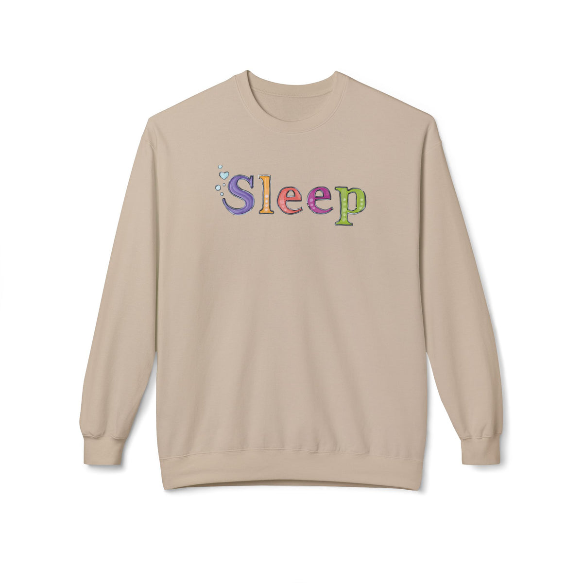 Don't Sleep | Unisex Midweight Soft-style Fleece Crewneck Sweatshirt