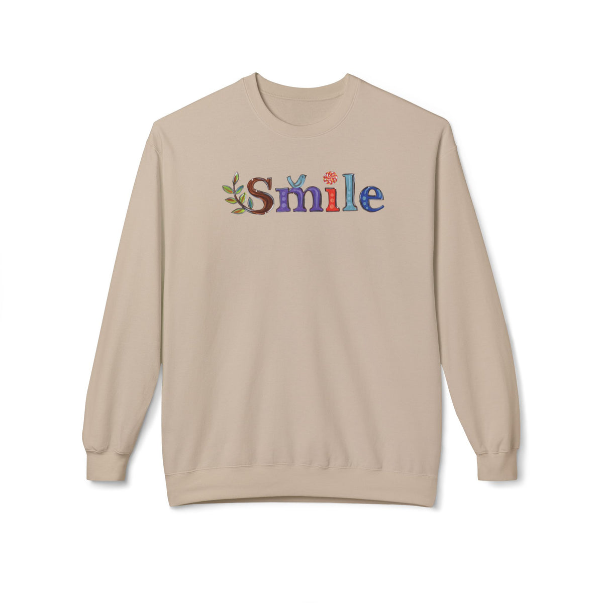 Don't Smile | Unisex Midweight Soft-style Fleece Crewneck Sweatshirt