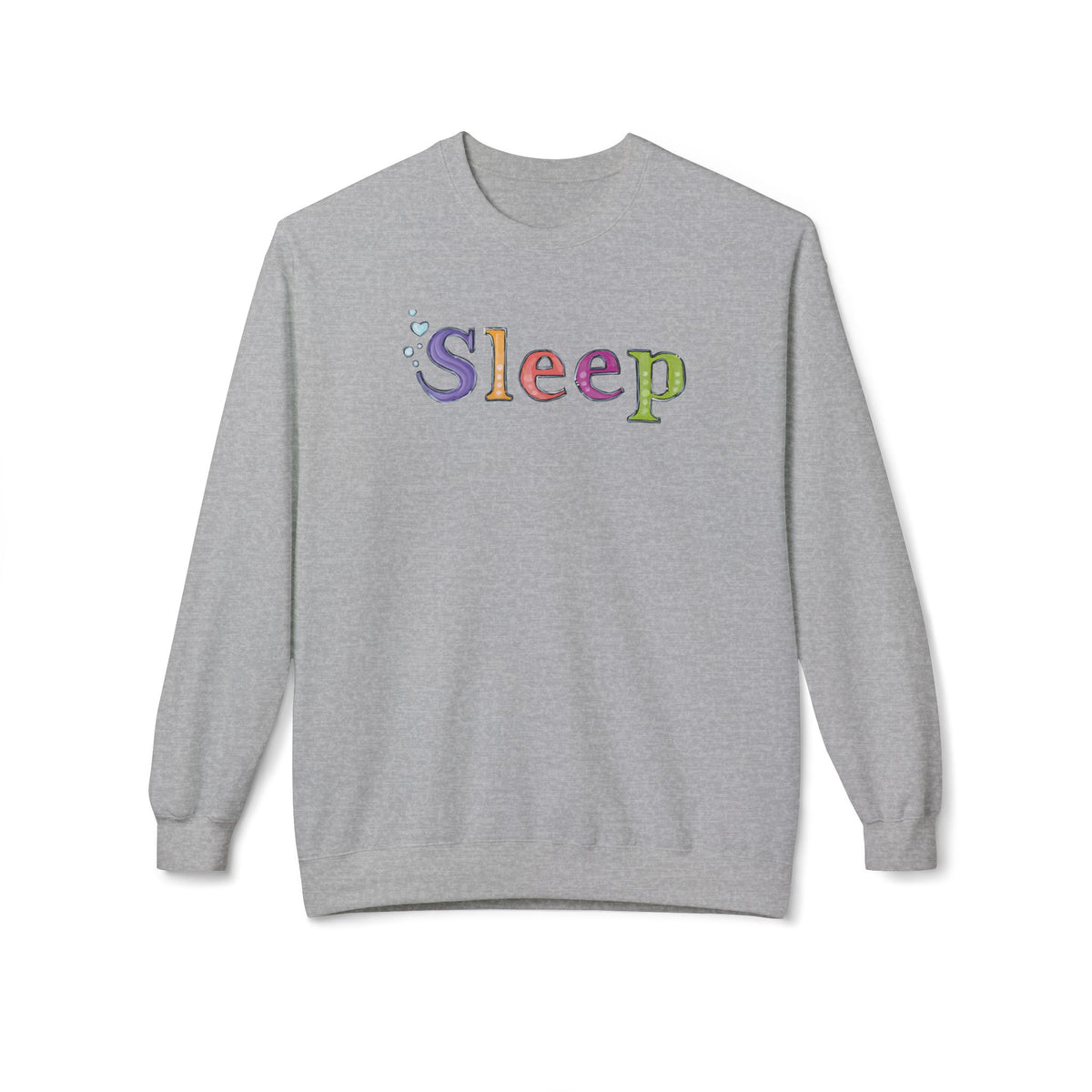 Don't Sleep | Unisex Midweight Soft-style Fleece Crewneck Sweatshirt