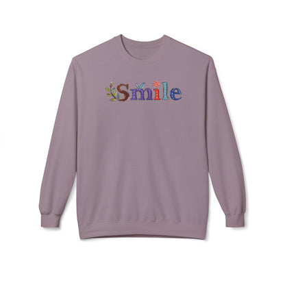 Don't Smile | Unisex Midweight Soft-style Fleece Crewneck Sweatshirt