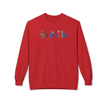 Don't Smile | Unisex Midweight Soft-style Fleece Crewneck Sweatshirt