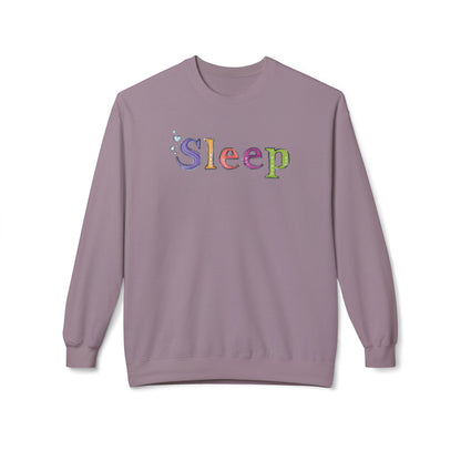 Don't Sleep | Unisex Midweight Soft-style Fleece Crewneck Sweatshirt