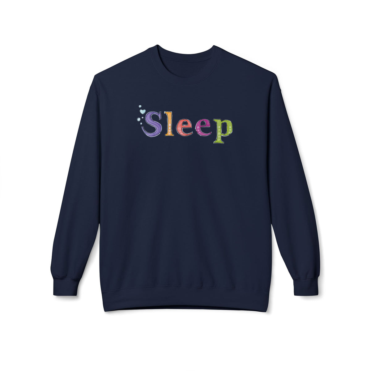 Don't Sleep | Unisex Midweight Soft-style Fleece Crewneck Sweatshirt