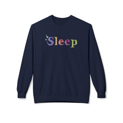 Don't Sleep | Unisex Midweight Soft-style Fleece Crewneck Sweatshirt