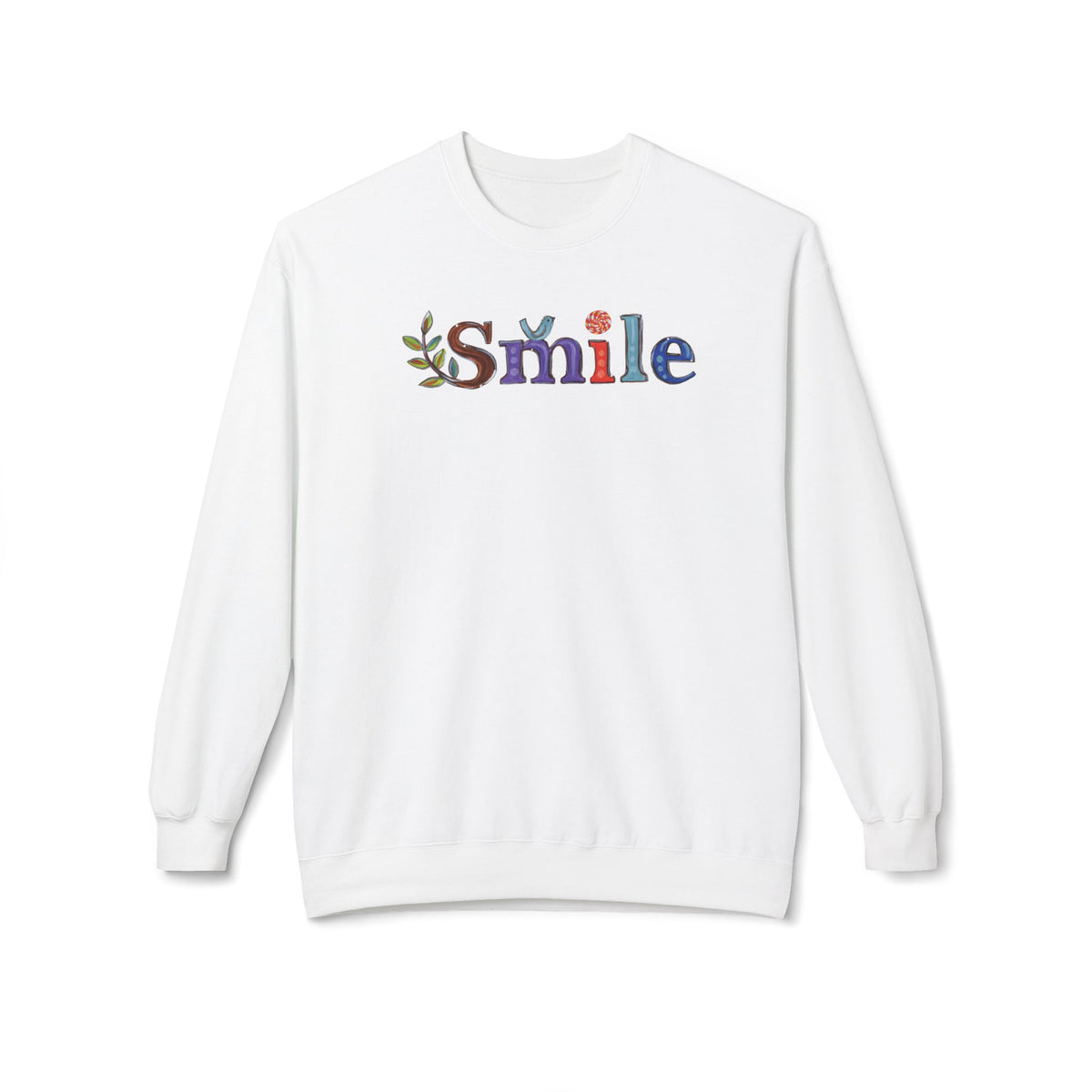 Don't Smile | Unisex Midweight Soft-style Fleece Crewneck Sweatshirt