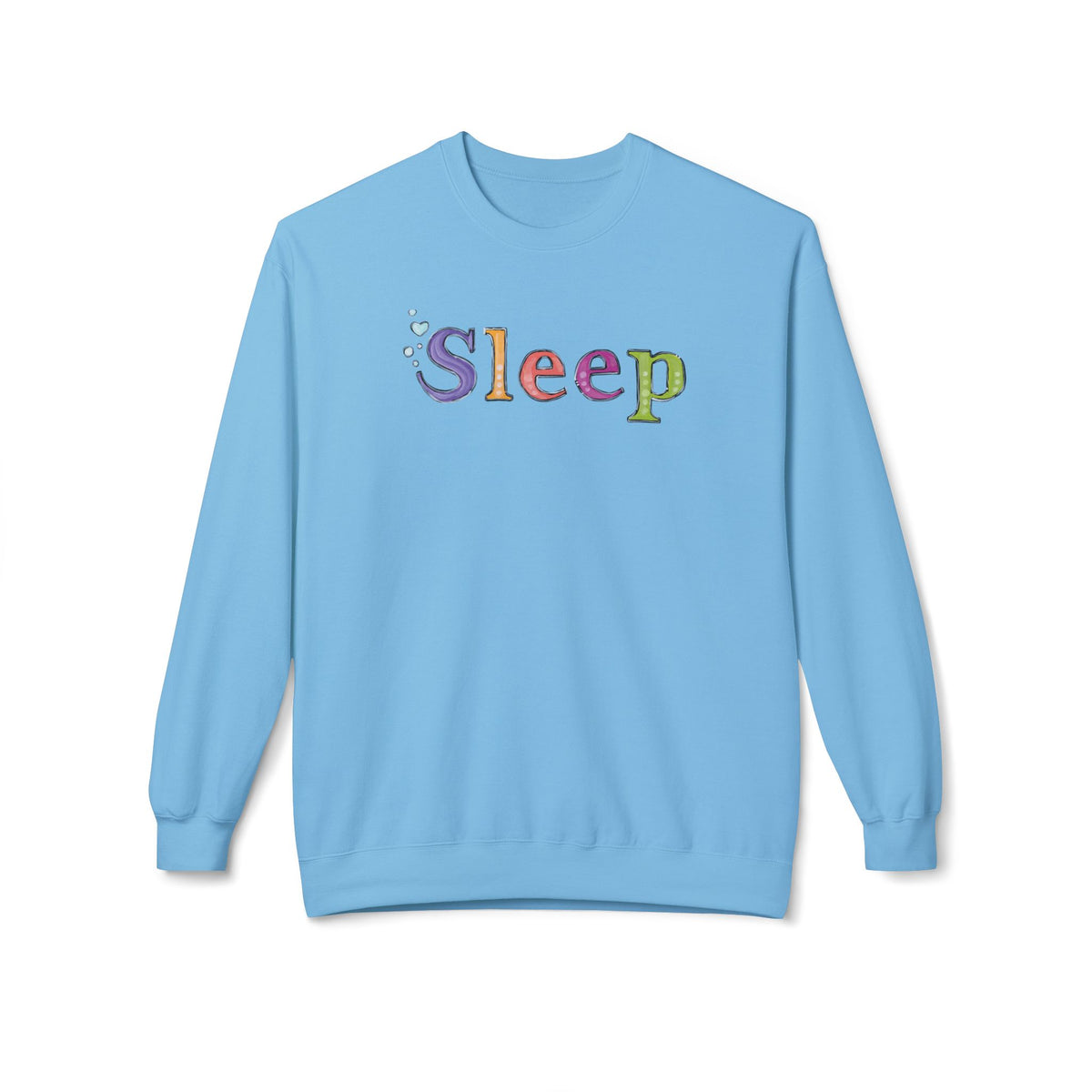 Don't Sleep | Unisex Midweight Soft-style Fleece Crewneck Sweatshirt