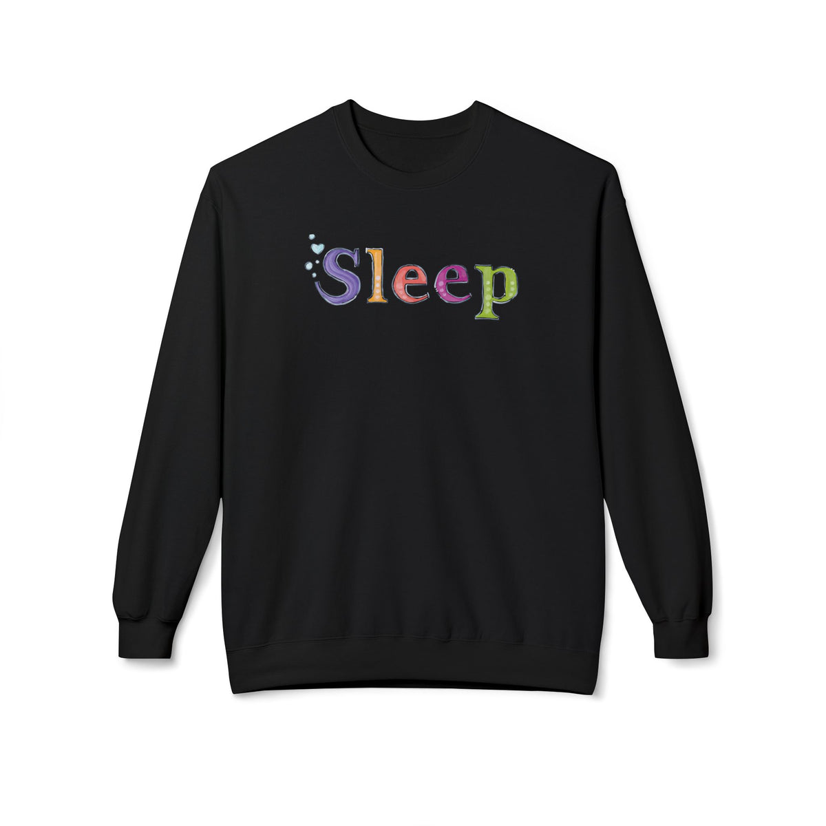 Don't Sleep | Unisex Midweight Soft-style Fleece Crewneck Sweatshirt